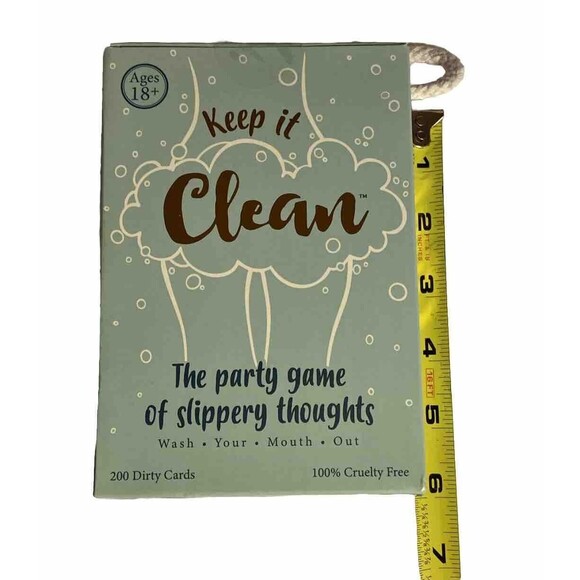 NEW Keep It Clean The Party Game Of Slippery Thoughts 200 Cards Ages 18+ Adult - Picture 6 of 8